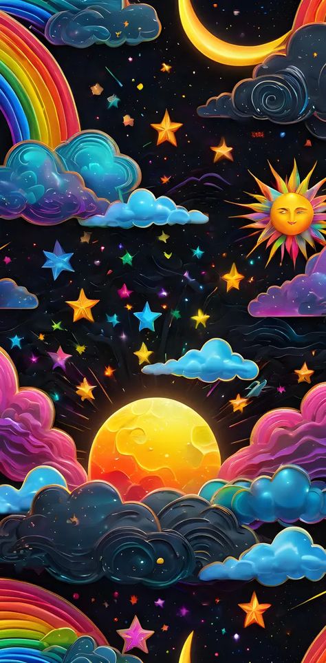 Lisa Frank Wallpaper Backgrounds, Beautiful Wallpapers Backgrounds Awesome, Weird Backgrounds, Rainbow Wallpaper Aesthetic, Trippy Asethic Wallpaper, 3440x1440 Wallpaper, Really Cool Backgrounds, Land Wallpaper, Cute Wallpapers For Android