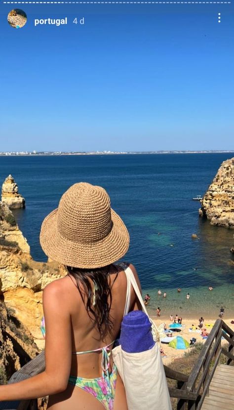 girl summer portugal beach time inspo pretty view aesthetic moodboard lifestyle Europe Beaches, View Aesthetic, Portugal Beach, Portugal Vacation, Pretty View, Lagos Portugal, Europe Aesthetic, European Aesthetic, Europe Photos