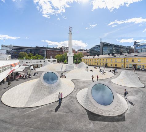 Amos Rex  / JKMM Architects | Netfloor USA Kolumba Museum, World Architecture Festival, Architecture Icons, Steven Holl, Underground Art, Large Scale Art, Urban Park, New Museum, Twin Towers