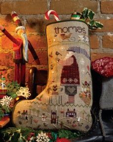 Cross Stitch Stocking, Cross Stitch Christmas Stockings, Shepherds Bush, Vintage Christmas Stockings, Christmas Stocking Pattern, Cross Stitch Christmas, Stocking Pattern, Stitch Christmas, Primitive Christmas