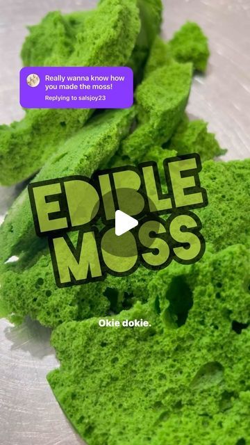 Folklore Cake, Edible Moss, Moss Cake, Dessert Shooters Recipes, Zelda Cake, Shooter Recipes, Bug Cake, Cake Stall, Buttercream Decorating