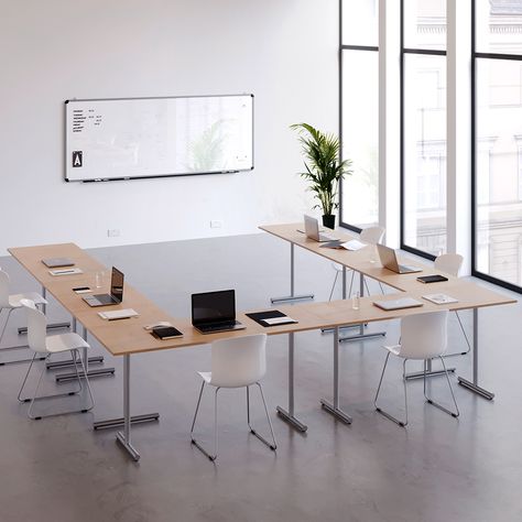 Conference Room Design Ideas, Small Training Room Design, Office Training Room Design, Training Room Office Interior Design, Training Table, Office Training Room, Small Conference Room, Conference Room Plan Layout, Training Room Combat Aesthetic