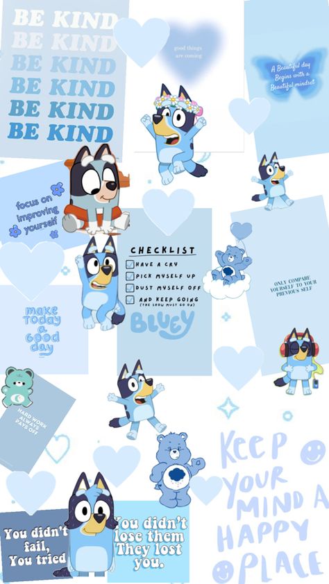 Cute bluey wallpaper or background :D Bluey Bingo Christmas Wallpaper, Bluey Laptop Background, Bluey Collage Wallpaper, Christmas Bluey Wallpaper, Bluey Christmas Wallpapers, Bluey Wallpapers Iphone, Bluey Wallpaper Aesthetic Cute, Bluey And Bingo Wallpaper, Cute Blue Background