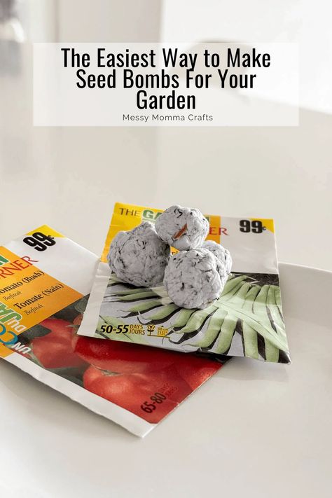 Spread the beauty of spring with our DIY Seed Bombs craft tutorial! Learn how to make these fun and eco-friendly bombs that burst into vibrant flowers. Perfect for gardening enthusiasts and nature lovers alike. Get started with our step-by-step guide on Messy Momma Crafts! Class Christmas Gifts, Kids Market, Seed Balls, Spring Crafts For Kids, Outdoor Crafts, Seed Paper, Vibrant Flowers, Craft Tutorial, How To Make Diy