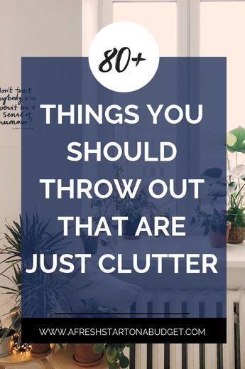 Get a more organized home by getting rid of clutter. Here are 80+ things you should throw out that are just clutter #homeorganization #declutter Decluttering List, Decluttering Challenge, Declutter Home, Cleaning Painted Walls, Getting Rid Of Clutter, Deep Cleaning Tips, Free Workbook, Organize Declutter, Declutter Your Home