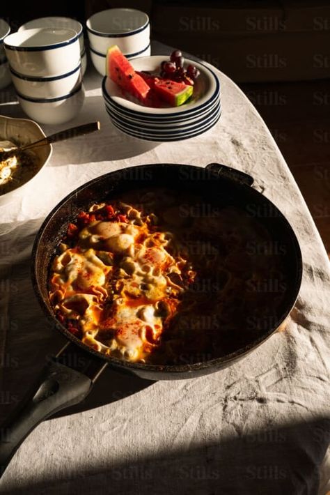 by Allegra D'Agostini | Available to license on stills.com Image Reference, Recipe Images, Cast Iron Pan, Cast Iron, A Table, Created By, It Cast