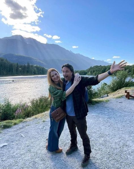 Mel And Jack Virgin River, Jack Virgin River, Martin Henderson, River Outfit, Alexandra Breckenridge, Virgin River, Romantic Drama, I Can't Wait, Filming Locations