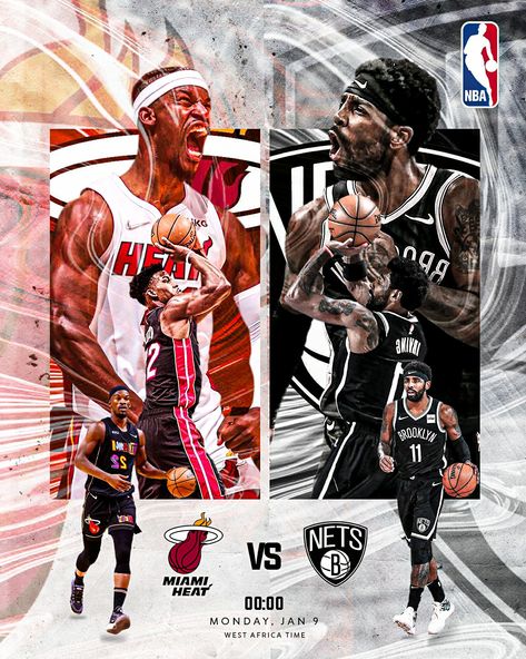 Nba Matchup Graphics, Nba Sports Design, Nba Gameday Graphics, Basketball Finals Poster, Vs Sports Design, Nba Finals Poster, Sports Vs Poster Design, Nba Design Graphics, Versus Poster Design