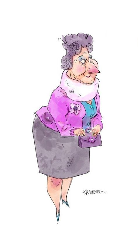 Character Design | Old Women Old Woman Illustration Character Design, Old Woman Character Design, Taylor Krahenbuhl, Doc Martin, Old Woman, Design Visual, People Illustration, Character Design Animation, Visual Development