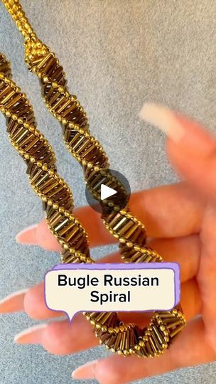 Bugle Bead Patterns, Russian Spiral, Nicky Jam, Spiral Necklace, Beading Tutorial, Jewelry Making Project, Beaded Collar, Bugle Beads, Beading Tutorials