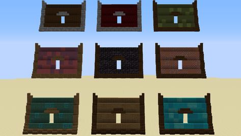 Minecraft Roof Pattern, Minecraft Layout, Minecraft Details, Minecraft Roof, Modern Minecraft, Minecraft Hacks, Mc Ideas, Minecraft Things, Minecraft Interior