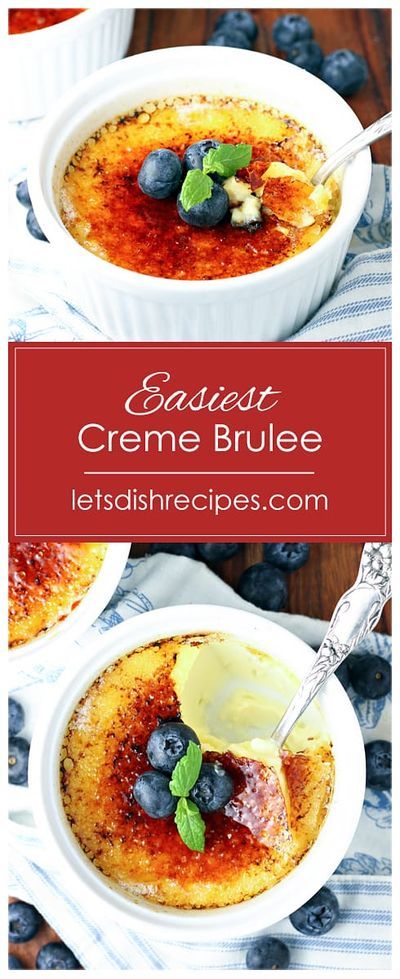 Creme Brulee Recipe Easy, Creme Brulee Recipe, Brulee Recipe, Breakfast Bread Recipes, Baked Peach, Simple Pantry, Fun Easy Recipes, Classic Desserts, Dessert Appetizers