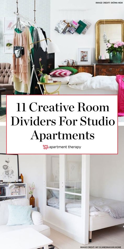 Living Room And Bedroom Combo, Small Studio Apartment Decorating, Tiny Studio Apartments, Bed Nook, Plan Home, One Room Apartment, Studio Layout, Studio Apartment Living, Studio Loft