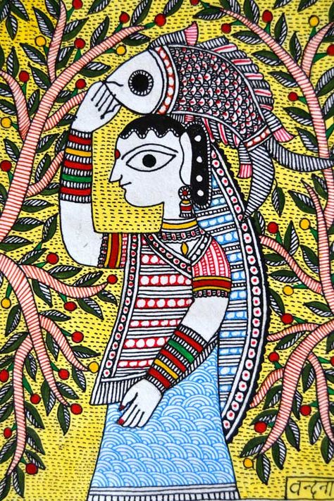 D'source Design Gallery on Madhubani paintings of Bihar - Mithila painting | D'source Digital Online Learning Environment for Design: Courses, Resources, Case Studies, Galleries, Videos Madhubani Paintings Ideas, Painting Madhubani, Paintings For Beginners, Mithila Painting, Simple Oil Painting, Madhubani Paintings, Paintings Ideas, Indian Painting, Madhubani Art