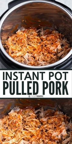 Pulled Pork Instant Pot Recipe, Instant Pot Pulled Pork Recipe, Pressure Cooker Pulled Pork, Pressure Cooker Recipes Healthy, Instant Pot Pulled Pork, Bbq Pork Recipes, Easy Pressure Cooker Recipes, Pulled Pork Recipe, Pork Loin Recipes