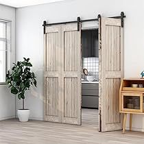 Diy Cupboard, Accordion Door, Barn Door Pantry, Barn Door Closet, Bifold Barn Doors, Shelf Baskets Storage, Door Opening, Sliding Barn Door Hardware, Door Kits