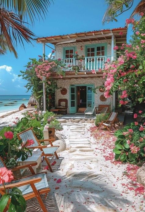 Cozy Beach Cottage, Small Beach Houses, Beautiful Cabins, Dream Beach Houses, Out In Nature, Dream Life House, Image Swag, Architecture Model House, House By The Sea