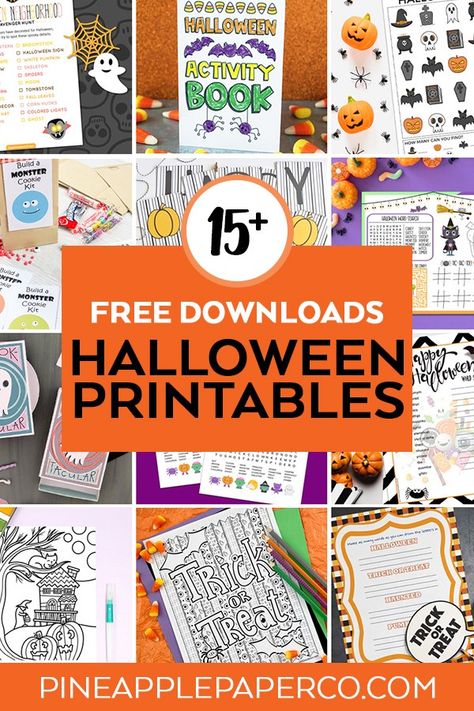 Halloween Stickers Printable, Free Halloween Printables, Free Printable Halloween, Halloween Treat Boxes, Monster Cookie, Halloween Craft Projects, Halloween Printables Free, Sticker Machine, Cookie Kit