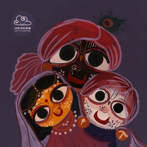 THE JAGANNATH CHALLENGE 2024⭕️❗️⭕️ Embark on THE 7 DAY JAGANNATH CHALLENGE! 🎨 Join us as we explore the various parts of Lord Jagannath’s divine journey through art and devotion. Here are the prompts: 1) Pahandi niti - the divine Siblings Walking to their ratha 2) Atop the Ratha - journey to gundicha - Gupta Vrindavan 3) Their lordships in gundicha - The divine Siblings with Gundicha Devi 4) Hera panchami - Lakshmi Angry at Jagannath 5) lordships return - Jagannath on a broken ratha 6)Sun... Puri Jagannath Painting, Lord Jagannath Paintings, Jagannath Art, Jagannath Lord, Jagannath Ji, Divine Art, Buddhist Art Drawing, Bengali Art, Lord Jagannath