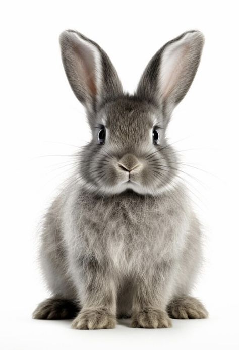 Bunny Front View, Rabbit Head Reference, Rabbit Front View, Bunny Drawing Reference, Rabbit Anatomy, Wild Bunny, Bunny Photo, Rabbit Pictures, Rabbit Photos