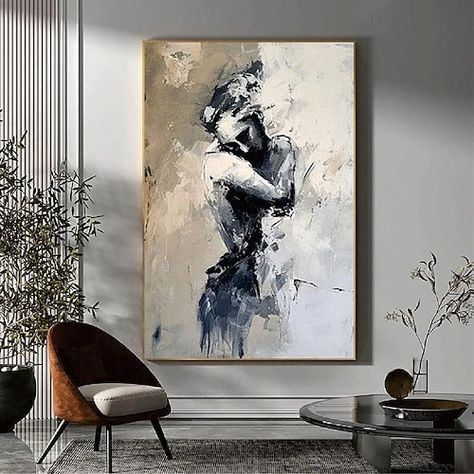 Lovers Oil Painting, Faceless Portrait Painting, Dancers Painting, Art Woman Face, Oil Painting Artwork, Dancer Painting, Wabi Sabi Wall Art, Faceless Portrait, Painted Ladies