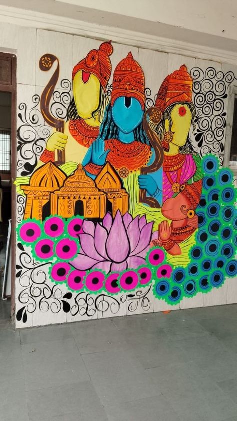 Diwali Class Board Decoration, Diwali Backdrop Ideas For School, Diwali Decorations At School Bulletin Board Decoration, Diwali Decoration Board Ideas, Diwali Board Decoration Ideas, Diwali School Board Decoration, Dussehra Painting, Board Designs For School, Diwali Chart For School Board