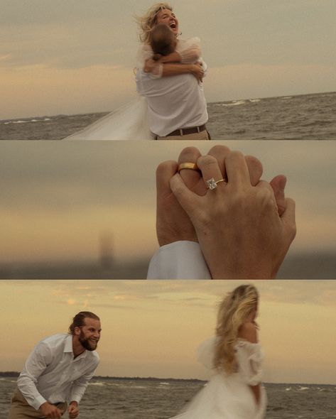 The most gorgeous beach elopement 🥹🤍 - - - - #authenticlovemag #elopement #elopementphotographer #charlestonsc #charlestonphotographer #weddingphotographer #couplephotography #documentaryphotography #beachelopement #romantics #diaryofahopelessromantic #theromanticsclub Beach Elopement Photography, Elopement Ideas Beach, Beach Elopement Photos, Beach Wedding Poses, Beach Micro Wedding, Beach Elopement Pictures, Malibu Elopement, Beach Elopement Ceremony, Arizona Desert Wedding