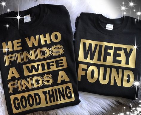 Double Date Shirts, Couple Shirts Relationships, Husband Wife Shirts, Matching Couples Shirts, Anniversary Shirts, Wife Shirts, Couple Shirt Design, Cute Couple Shirts, Couples Shirts