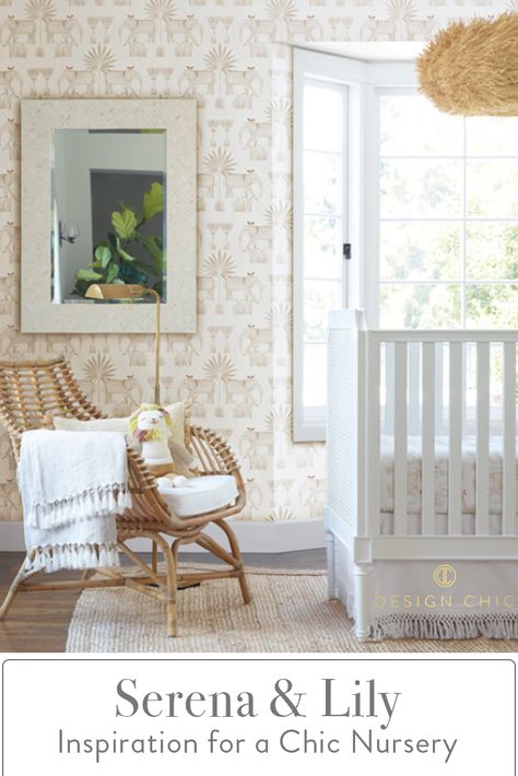 We love a gender neutral nursery, and no one does neutrals better than Serena & Lily. #serenaandlily Serena And Lily Nursery, Lily Nursery, Gorgeous Nursery, Chic Nursery, Serena Lily, Baby Stage, Baby Room Furniture, Serena And Lily, Baby 2