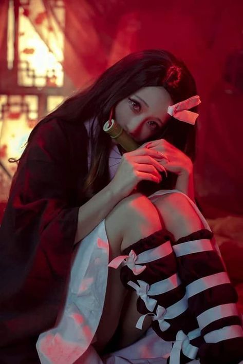 Nezuko Cosplay, Japan Cosplay, Cosplay Cute, Hxh Characters, Anime Inspired Outfits, Amazing Cosplay, Vibe Clothes, Dragon Slayer, Cute Cosplay