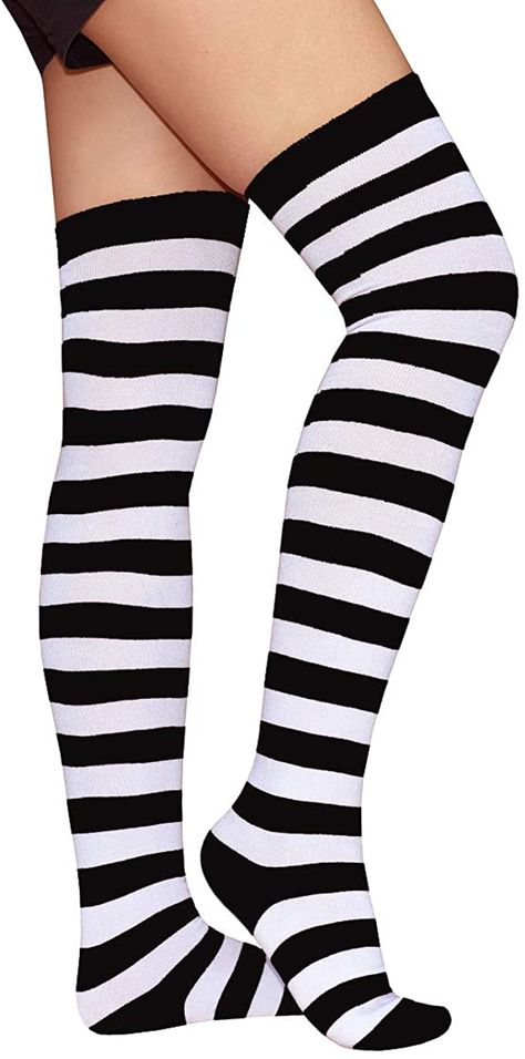 Stripes Clothing, Hi Low Skirts, Striped Stockings, Knee High Stockings, Alice Madness Returns, Alice Madness, Stockings Legs, Over The Knee Socks, Fishnet Stockings