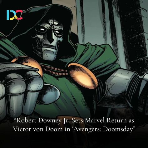 Robert Downey Jr. is returning to the Marvel Cinematic Universe as Victor von Doom in a new “Avengers” movie titled “Avengers: Doomsday,” which will be directed by Joe and Anthony Russo in their own return to Marvel. . . . #robertdowneyjr #drdoom #victorvondoom #marvelcinematicuniverse #avengers #marvel #anthonyrusso #joerusso Victor Von Doom, Dr Doom, Doctor Doom, Robert Downey, Robert Downey Jr, Marvel Cinematic, Marvel Cinematic Universe, Avengers