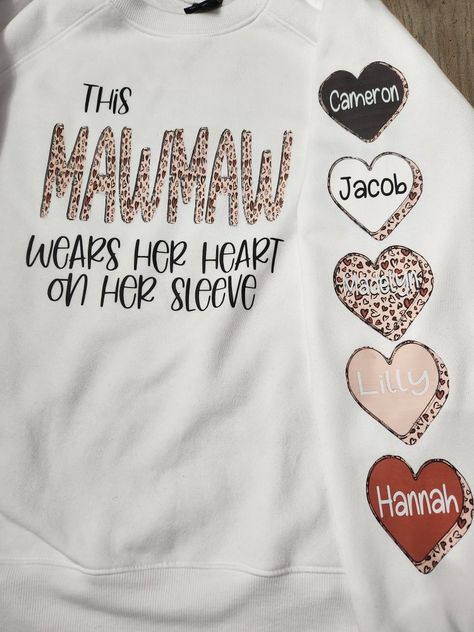 Wear My Heart On My Sleeve Shirt, I Wear My Heart On My Sleeve Sweater, Heart On My Sleeve Shirt, Heart On My Sleeve, Work Flow, 2023 Christmas, Heart On, Christmas Presents, Cricut Projects