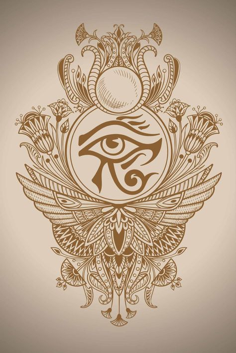 Eye Of Horus Meaning, Egyptian Symbol Tattoo, Eye Of Ra Tattoo, Eye Symbolism, Horus Tattoo, Symbols And Their Meanings, Horus Eye, Egyptian Tattoo Sleeve, Tattoo Chest