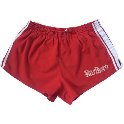 Vintage 80's red Marlboro running shorts (£27) ❤ liked on Polyvore featuring shorts, bottoms, red, clothing - shorts, 1980s shorts, vintage shorts, drawstring shorts, stretch shorts and 80s shorts 80s Shorts, Stretchy Shorts, Swaggy Outfits, Mode Inspo, Red Shorts, Stretch Shorts, Vintage Shorts, Dream Clothes, Drawstring Shorts