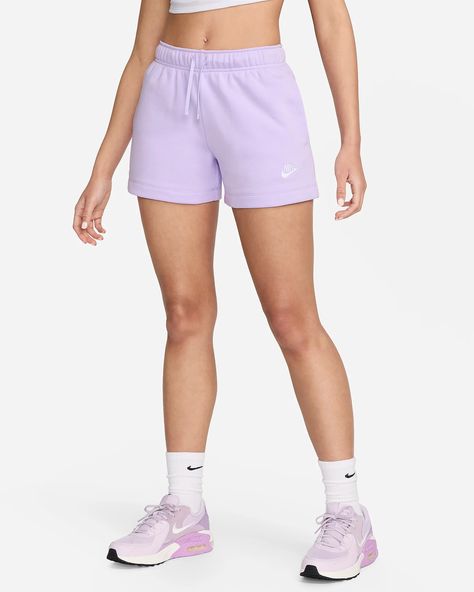 Nike Sportswear Club Fleece Women's Mid-Rise Shorts. Nike.com Nike Sportswear Club Fleece, Gym Outfits, Mid Rise Shorts, Shorts Nike, Mom Outfits, Nike Shorts, Nike Sportswear, Gym Outfit, Mid Length