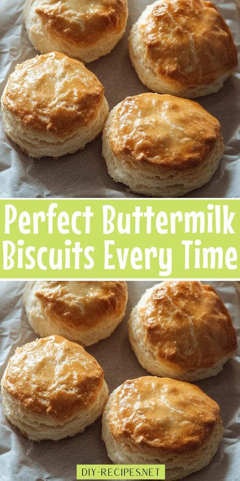 Get perfect buttermilk biscuits every time with this easy recipe! Light, flaky, and baked to golden perfection, they’re great for breakfast or as a side dish. Recipes Using Buttermilk, Buttermilk Biscuits Easy, Southern Buttermilk Biscuits, Easy Biscuit Recipe, Buttermilk Biscuits Recipe, Flaky Biscuits, Buttermilk Recipes, Baking Equipment, Biscuits Easy