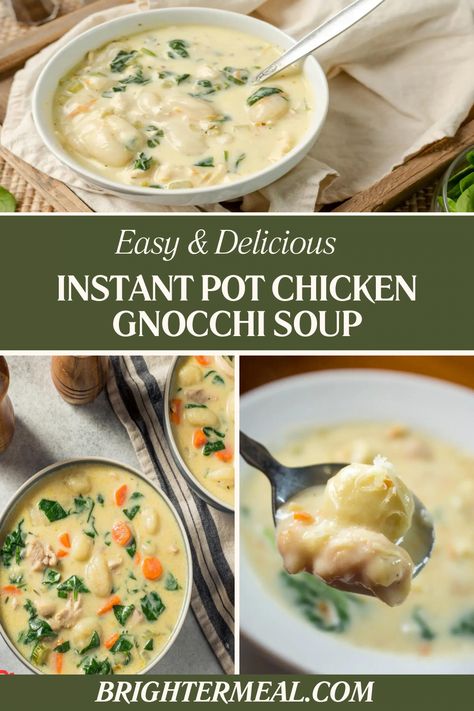 Instant Pot Chicken Gnocchi Soup Chicken Nochi Soup Olive Garden Instant Pot, Instant Pot Creamy Chicken Gnocchi Soup, Instapot Chicken And Gnocchi Soup, Instant Pot Chicken And Gnocchi, Instapot Chicken Gnocchi, Pressure Cooker Chicken Gnocchi Soup, Chicken And Gnocchi Soup Olive Garden Instant Pot, Instant Pot Gnocchi Recipes, Instant Pot Gnocchi Soup