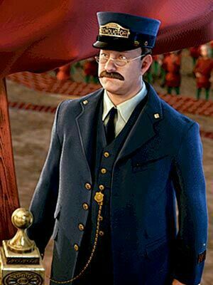 Tom Hanks Polar Express, Polar Express Characters, Polar Express Conductor, Train Conductor Costume, Polar Express Christmas Party, Polar Express Theme, Polar Express Movie, Polar Express Party, Polar Express Train