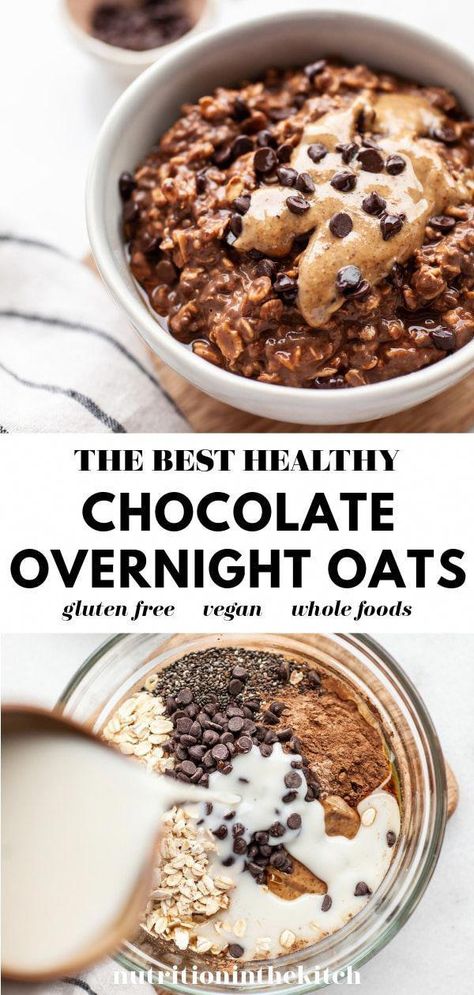 #LuxuriousWhippedCreamTreats Chocolate Overnight Oats, Healthy Chocolate, Grocery List, Overnight Oats, Food App, Grocery Lists, Food Waste, Meal Planner, Whipped Cream