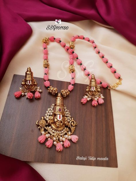 order whatsapp 7680871433 Beats Jewellery, Tulips Design, Tulip Beads, Simple Necklace Designs, Bridal Jewellery Design, Pearl Jewelry Design, Beads Mala, Beaded Necklace Designs, Tulip Design