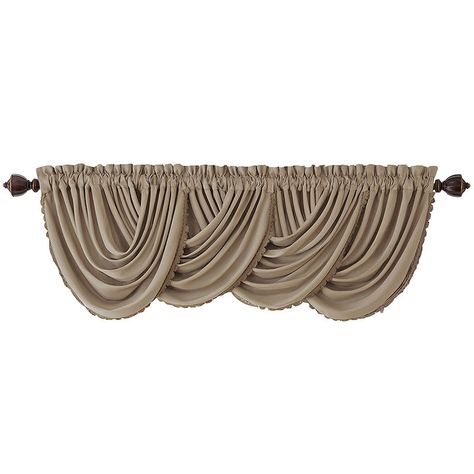 All Seasons Blackout Rod-Pocket/Back-Tab Valance Window Valance Ideas With Blinds, Waterfall Valance, Pinch Pleat Drape, Elegant Curtains, Valance Window Treatments, Curtain Valance, Window Valance, Curtain Designs, Elegant Home Decor