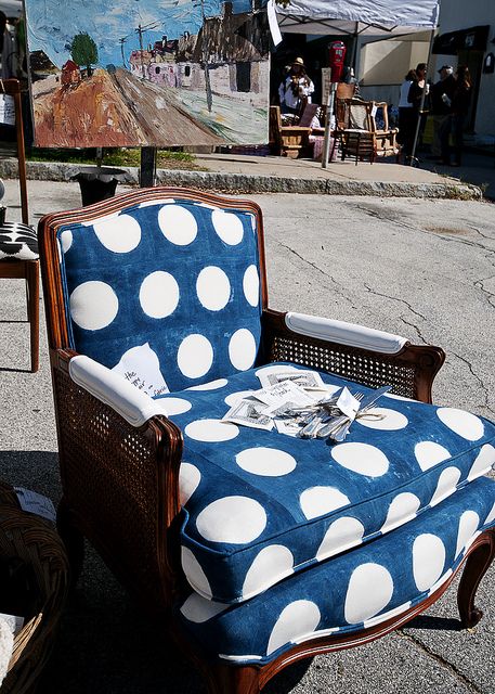 . Blue Upholstered Chair, Polka Dot Chair, Black And White Living Room, Hill Photography, Chic Chair, Luxury Lifestyle Fashion, Futuristic Furniture, Loungers Chair, Amrita Singh