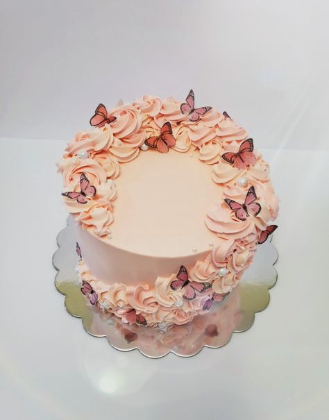 Rosette Cake, Butterfly Cake, Butterfly Cakes, Cream Recipes, Butterflies, Crown Jewelry, Crown, Google Search, Cream