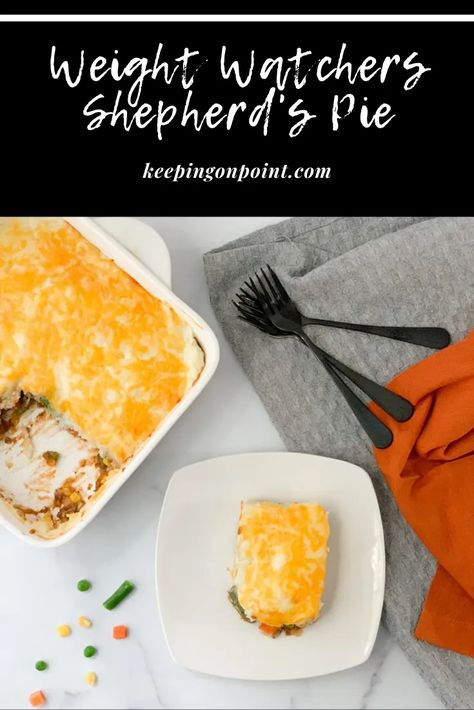 Shepherd’s Pie – Weight Watchers Weight Watchers Sloppy Joes, Healthy Shepards Pie, Ww Casseroles, Shepards Pie Recipe, Weight Watchers Meals Dinner, Keeping On Point, Hungry Girl Recipes, Weight Watchers Meal Plans, Winter Meals