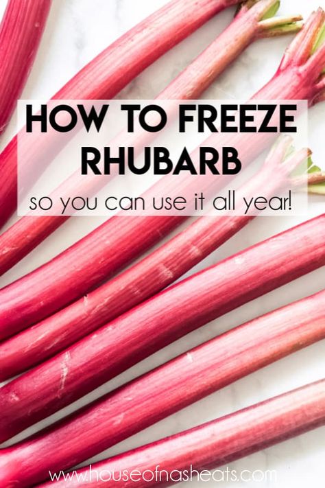 Can You Freeze Rhubarb, Freeze Rhubarb, Rhubarb Coffee Cakes, Rhubarb Crisp, Rhubarb Cake, Rhubarb Recipes, Easy Cooking Recipes, Easy Beef, Fruit Recipes