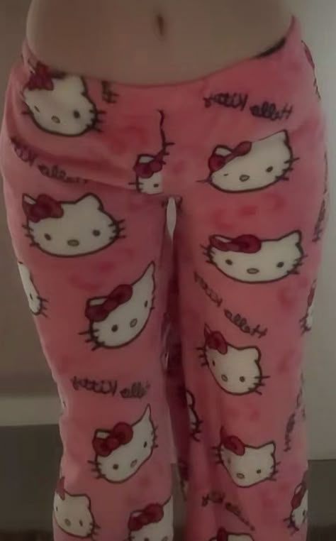 Hello Kitty Pjs, Hello Kitty Pajama Pants, Hello Kitty Pattern, Female Manipulator, Kitty Pattern, Kitty Clothes, Hello Kitty Clothes, Hello Kitty Aesthetic, Cute Pjs