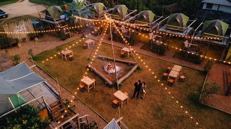 Festival Bar Ideas, Camping Zone, Outdoor Restaurant Patio, Farm Cafe, Restaurant Plan, Dreams Resorts, Outdoor Restaurant Design, Sport Food, Restaurant Patio