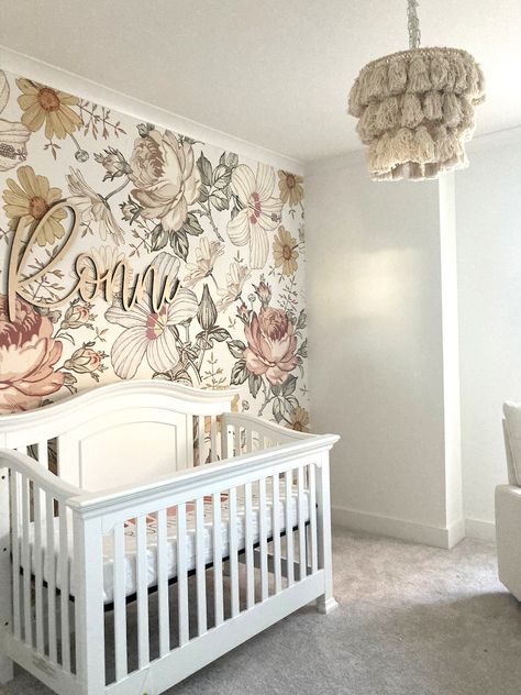 Boho floral nursery