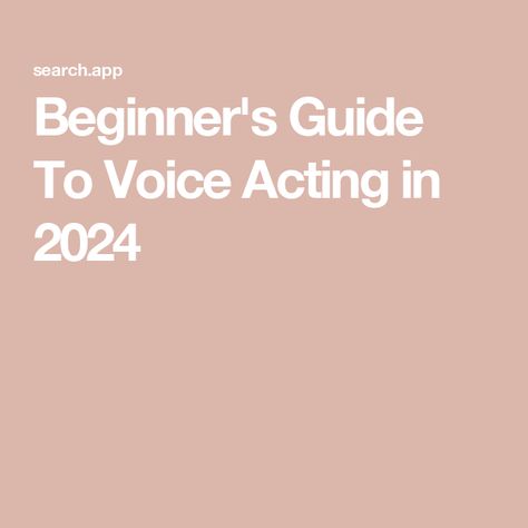 Beginner's Guide To Voice Acting in 2024 How To Become A Voice Actor, Voice Acting Tips, Voice Actor Aesthetic, Voice Acting Script, Acting Scripts, Acting Tips, Voice Acting, Common Questions, Voice Actor